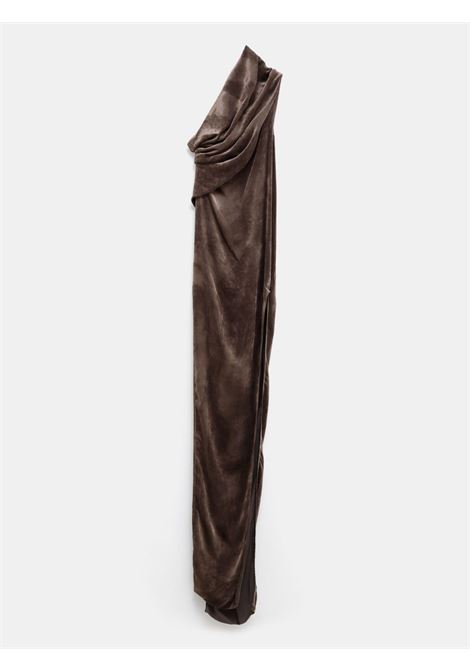 Abito da sera athena in marrone Rick Owens - donna